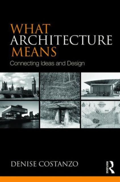 Book cover of: What Architecture Means. By: Denise Costanzo