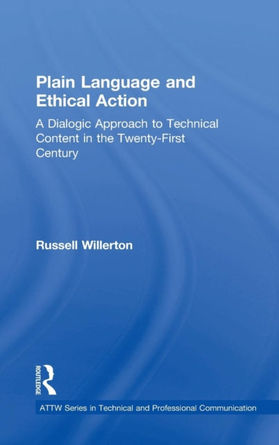 Book cover of: Plain Language and Ethical Action. By: Russell Willerton