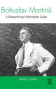Book cover of: Bohuslav Martinu. By: Robert Simon