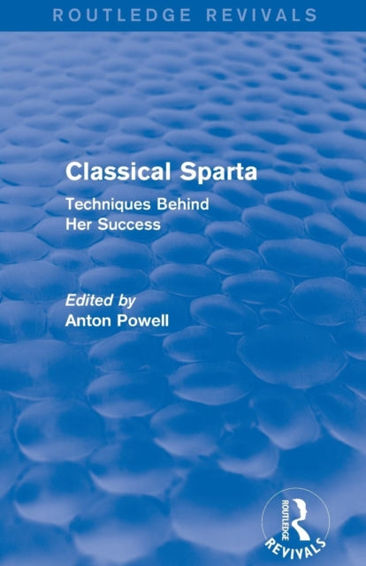 Classical Sparta (Routledge Revivals)