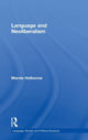 Book cover of: Language and Neoliberalism. By: Marnie Holborow