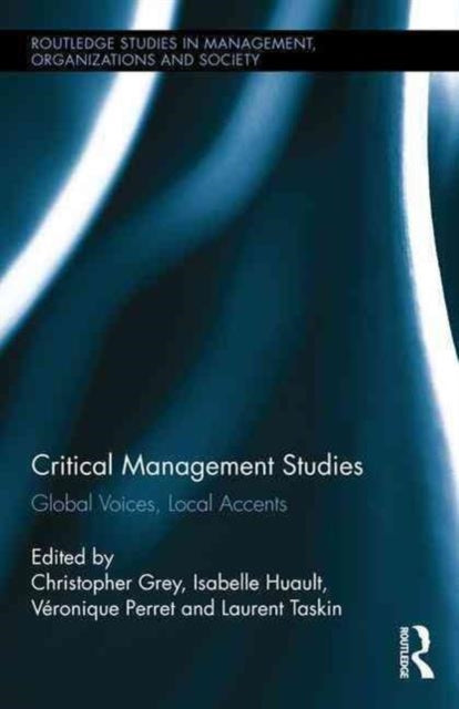 Book cover of: Critical Management Studies