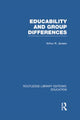 Book cover of: Educability and Group Differences. By: Arthur Jensen