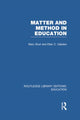 Book cover of: Matter and Method in Education. By: Mary Sturt