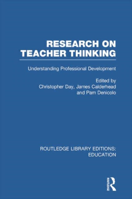Book cover of: Research on Teacher Thinking (RLE Edu N). By: James Calderhead