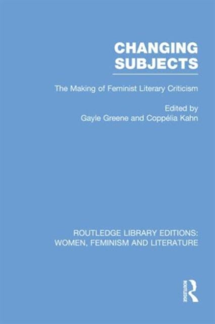 Book cover of: Changing Subjects
