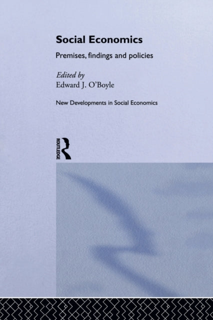 Book cover of: Social Economics. By: Edward O'Boyle