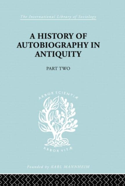 Book cover of: History of Autobiography in Antiquity. By: Georg Misch
