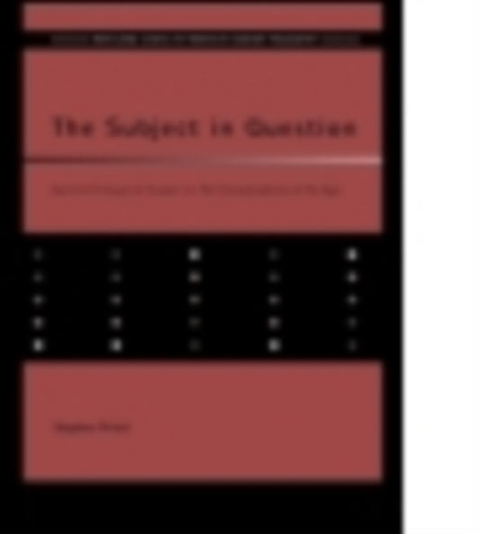 Book cover of: Subject in Question. By: Stephen Priest