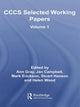 Book cover of: CCCS Selected Working Papers. By: Ann Gray