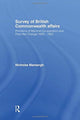 Book cover of: Survey of British Commonwealth Affairs. By: Nicholas Mansergh