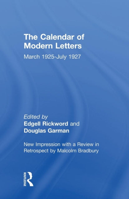 Book cover of: Calendar Modern Letts 4v Cb. By: Edgell Rickword