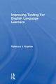 Book cover of: Improving Testing For English Language Learners. By: Rebecca Kopriva