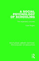 Book cover of: Social Psychology of Schooling