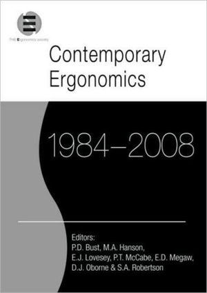 Contemporary Ergonomics 1984-2008