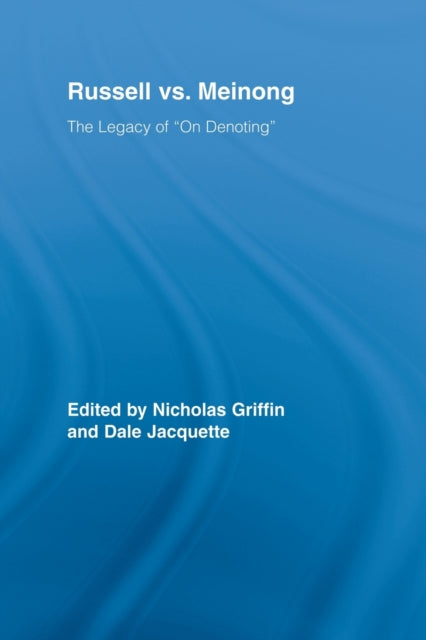 Book cover of: Russell vs. Meinong. By: Nicholas Griffin