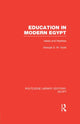 Book cover of: Education in Modern Egypt (RLE Egypt). By: Georgie D. M. Hyde