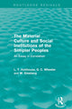 Book cover of: Material Culture and Social Institutions of the Simpler Peoples (Routledge Revivals). By: L. T. Hobhouse