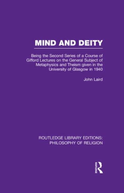 Book cover of: Mind and Deity. By: John Laird