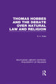 Book cover of: Thomas Hobbes and the Debate over Natural Law and Religion. By: S. A. State