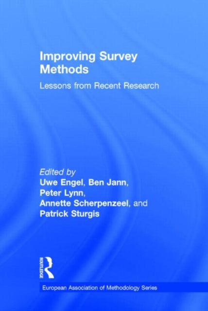 Book cover of: Improving Survey Methods. By: Uwe Engel