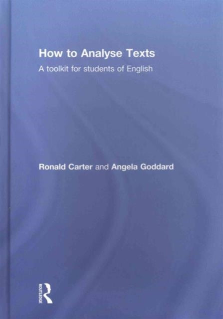 Book cover of: How to Analyse Texts. By: Ronald Carter