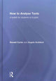 Book cover of: How to Analyse Texts. By: Ronald Carter