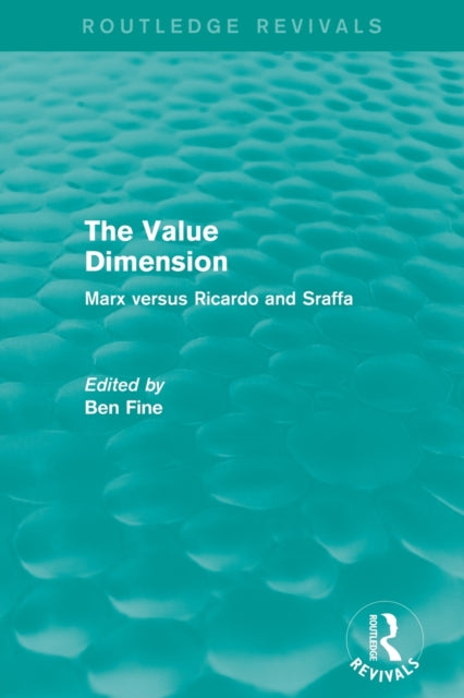 Book cover of: Value Dimension (Routledge Revivals). By: Ben Fine