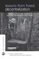 Book cover of: Lessons from Forest Decentralization. By: Carol Colfer Pierce J