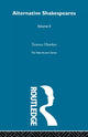 Book cover of: Alternative Shakespeares Vol 2