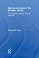 Book cover of: Customary Law in the Modern World. By: Francis Mading Deng