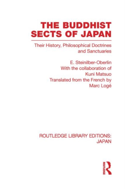 Book cover of: Buddhist Sects of Japan. By: E. Steinilber-Oberlin