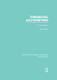 Book cover of: Financial Accounting (RLE Accounting). By: John Blake