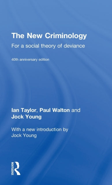 Book cover of: New Criminology. By: Ian Taylor