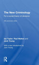Book cover of: New Criminology. By: Ian Taylor
