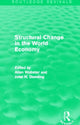 Book cover of: Structural Change in the World Economy (Routledge Revivals). By: Allan Webster