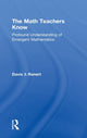 Book cover of: Math Teachers Know. By: Brent Davis