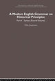 Book cover of: Modern English Grammar on Historical Principles. By: Otto Jespersen