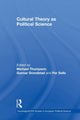 Book cover of: Cultural Theory as Political Science. By: Gunnar Grendstad