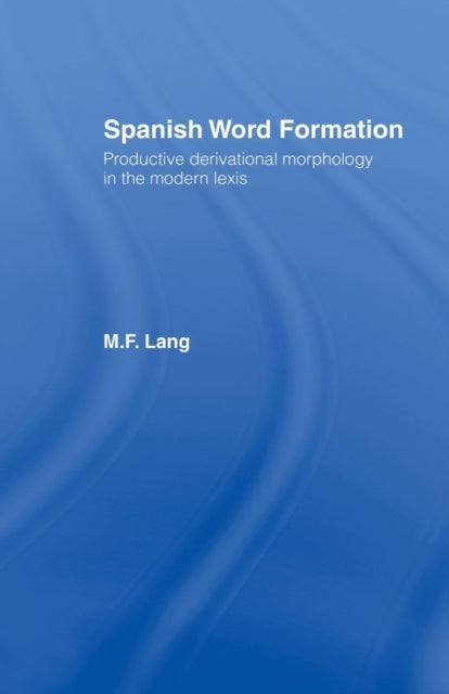 Spanish Word Formation