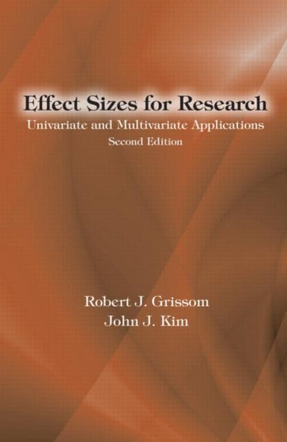 Book cover of: Effect Sizes for Research. By: Robert J. Grissom