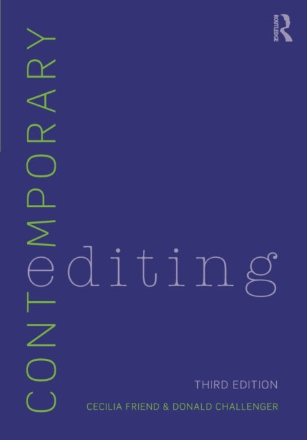 Book cover of: Contemporary Editing. By: Cecilia Friend