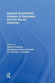 Book cover of: Applied Quantitative Analysis in Education and the Social Sciences