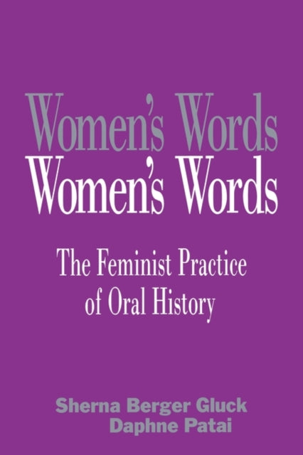 Book cover of: Women's Words. By: Sherna Berger Gluck