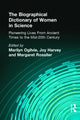 Book cover of: Biographical Dictionary of Women in Science. By: M. Ogilvie
