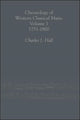 Book cover of: Chronology of Western Classical Music, 1751-2000. By: Charles Jo Hall