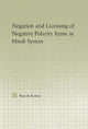 Book cover of: Syntax of Negation and the Licensing of Negative Polarity Items in Hindi