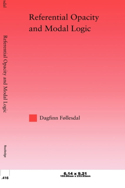 Referential Opacity and Modal Logic