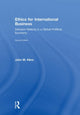 Book cover of: Ethics for International Business. By: John M. Kline