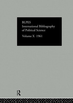 IBSS: Political Science: 1961 Volume 10